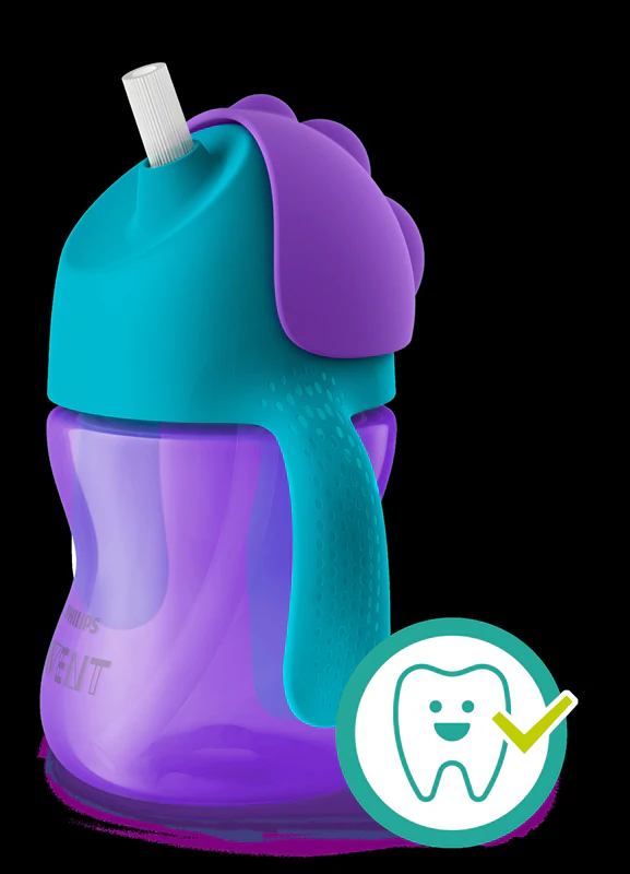 Philips Avent Bendy Straw SCF796/02 beker voor kinderen vanaf 9 maanden met flexibel rietje