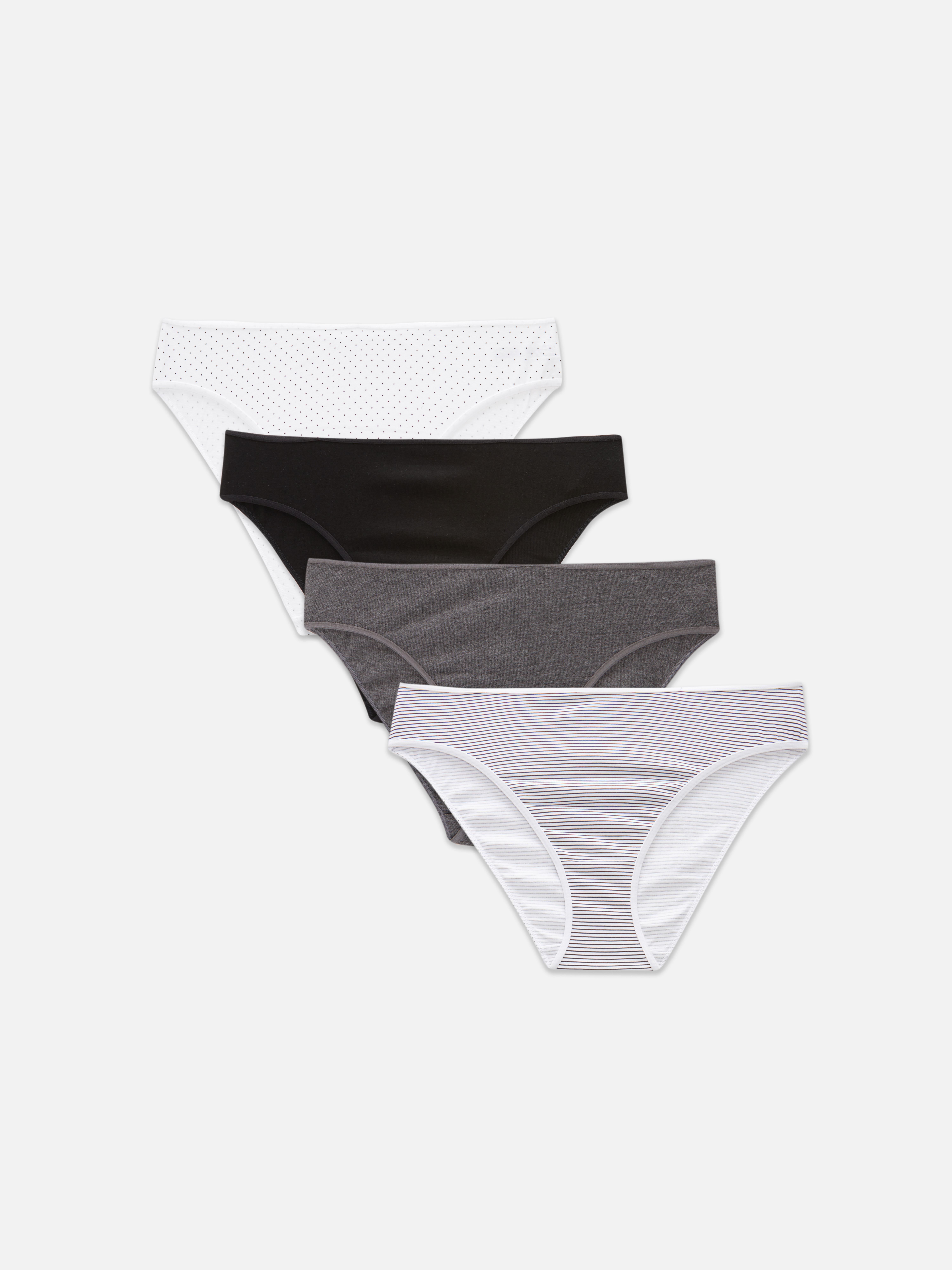 Ton sur ton bikinislips, set van 4 Deze chique slips in bikinistijl zijn zo comfortabel dat je ze elke dag wilt dragen