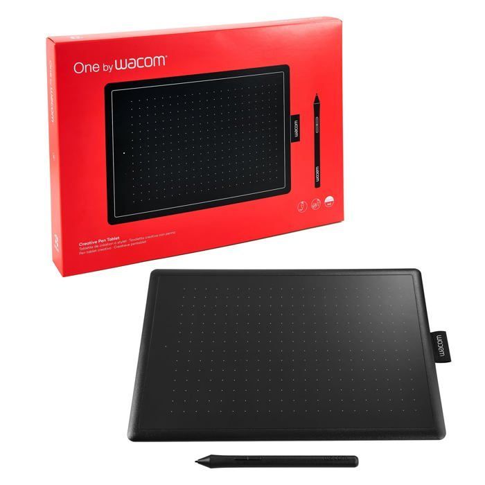 Graphics tablet - WACOM - ONE Medium - USB - Active surface 216x135 mm - Windows/Mac compatible