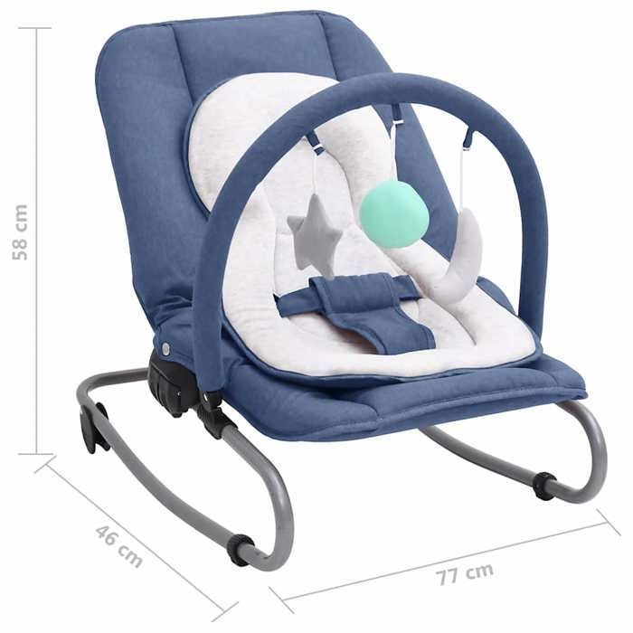 Saldi invernali TOP Baby Bouncers Blu - Baby Bouncer Blu Navy Acciaio PRO79349