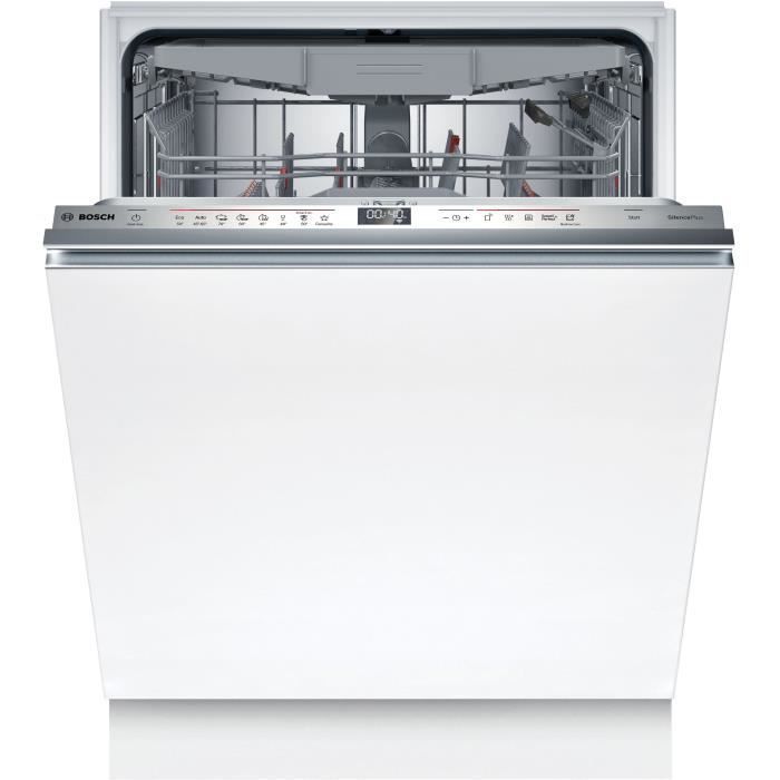Lave-vaisselle tout encastrable BOSCH SMH6ECX12E SER6 - 14 couverts - 42 dB - porte à glissières - Classe A - tiroir à couverts