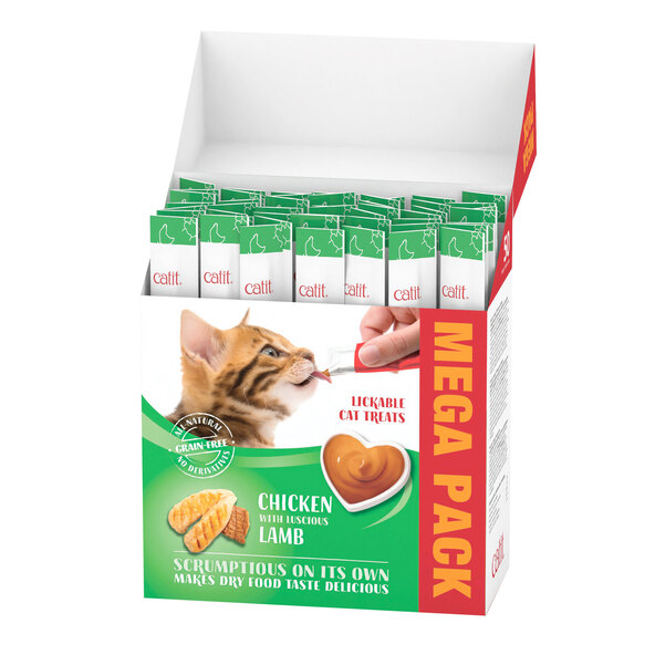 Creamy Chicken & Lamb Cat Snacks, 50 pieces