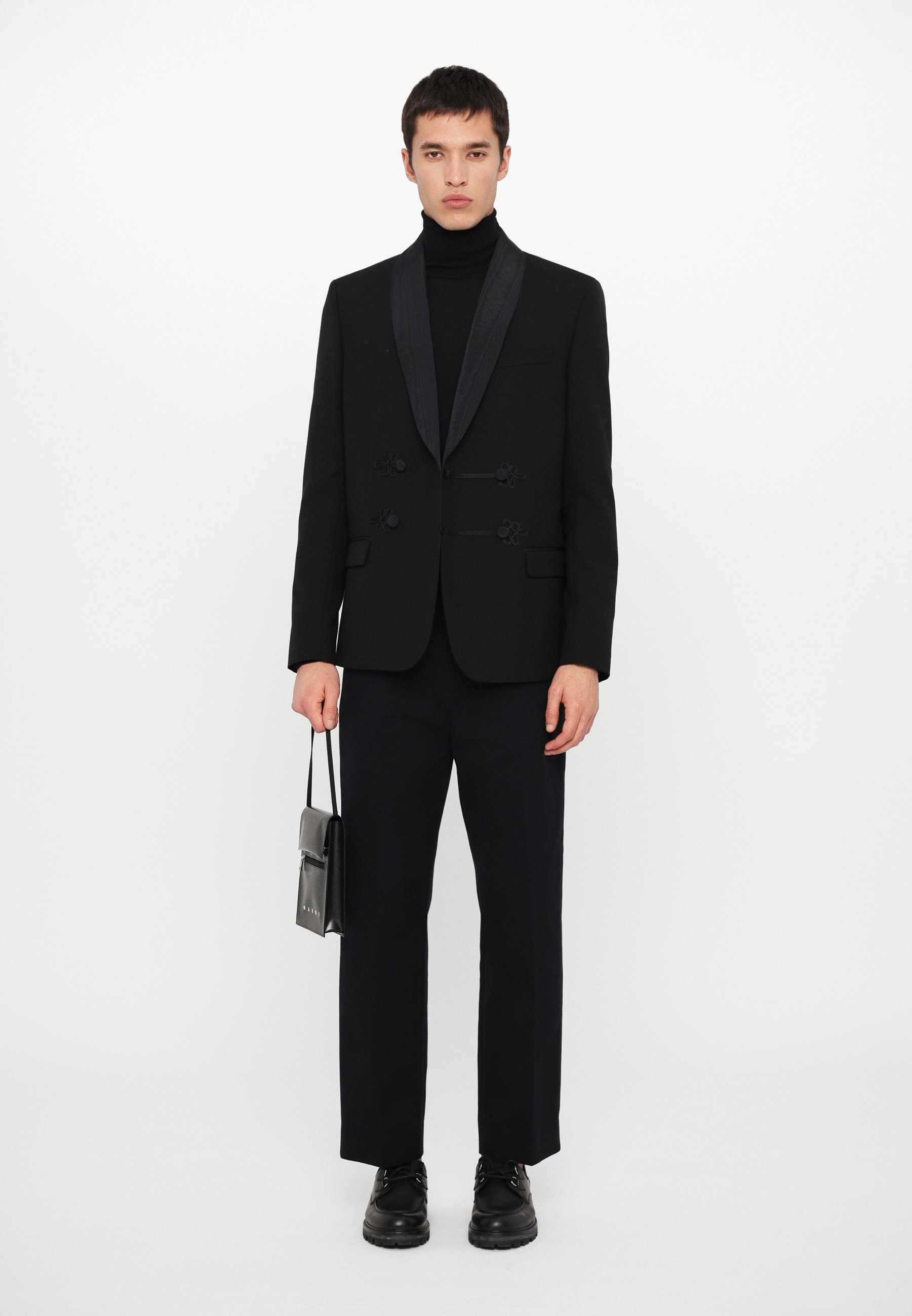 Filippa K WORK TROUSERS - Broek - gewassen zwart
