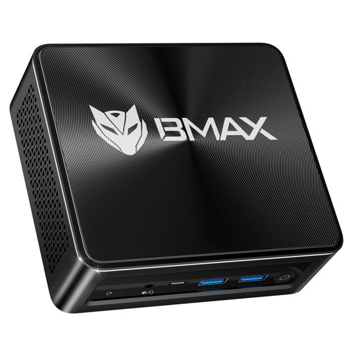 Mini PC BMAX B8 A Pro - Processore AMD R7 8745HS 8-Core (4,9 GHz max.) - 16 GB di RAM - SSD da 512 GB - Wi-Fi 6 - Bluetooth 5.2 - 2 porte