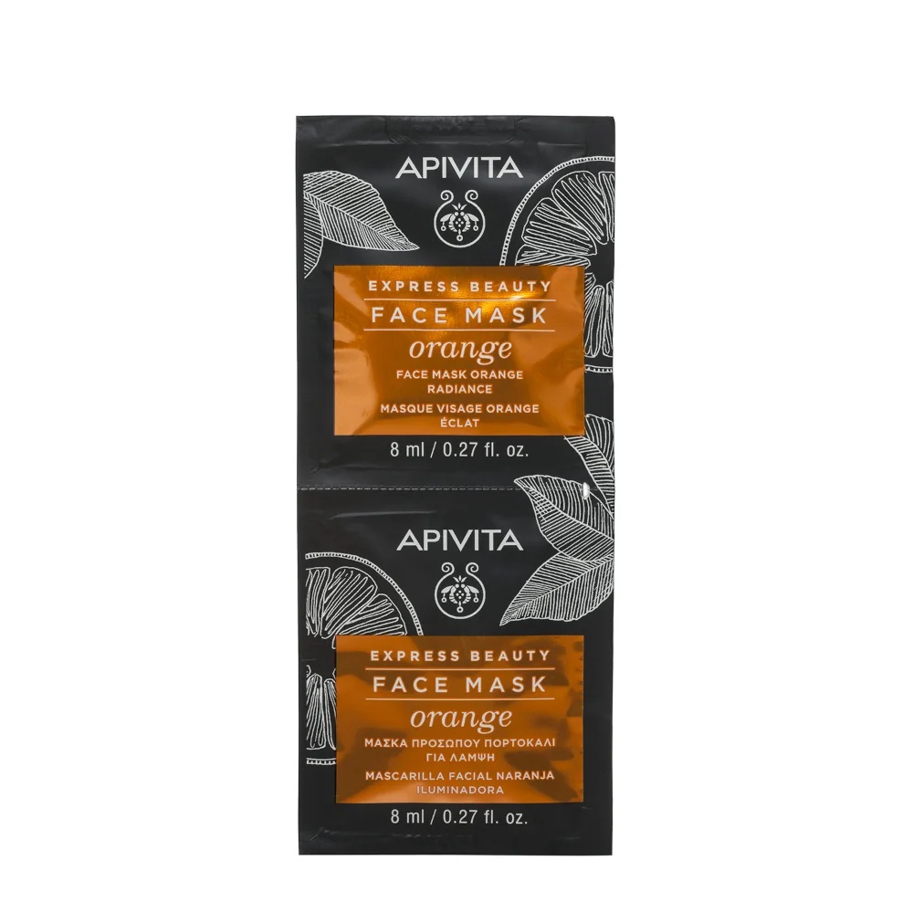 APIVITA Apivita Express Orange 2 x 8 ml sära andev näomask