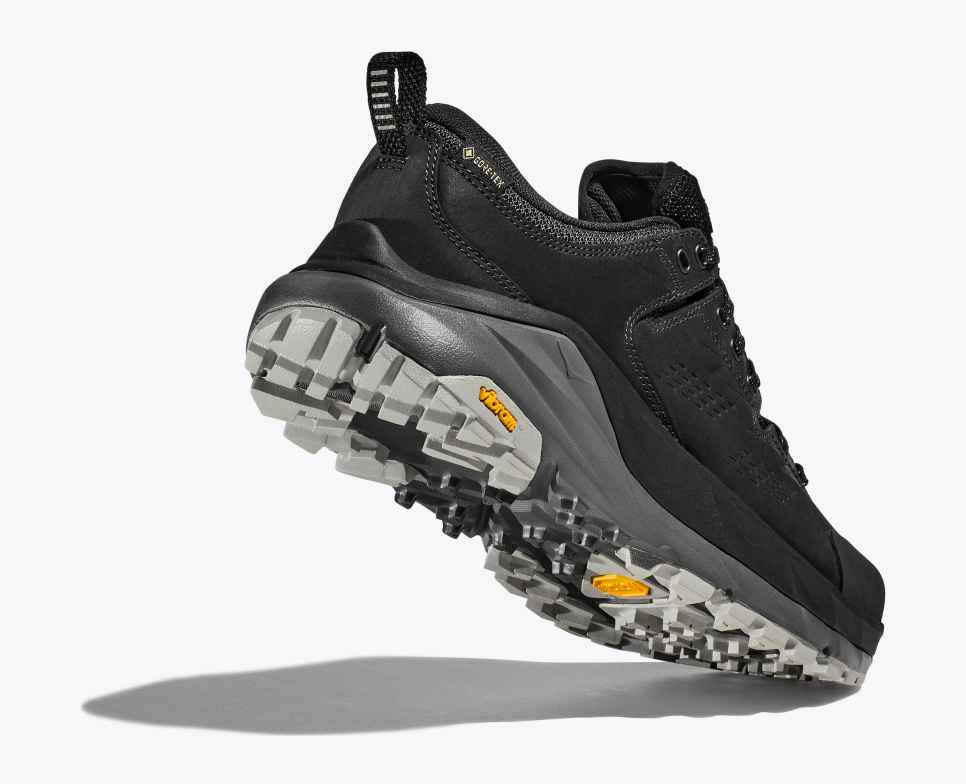 HOKA Elite Terrain System Kaha Low GORE-TEX Zwart / Satellite Grijs
