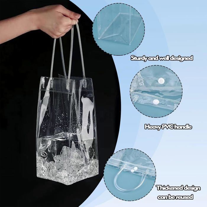 Rafraîchisseur de Bouteille de Vin 3 en 1 Sac Bouteille Isotherme Portable et Pliable,Sac Isotherme pour Bouteille,Refroidisseur de