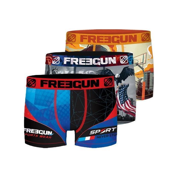 Freegun Surprise mikrofiber boxershorts, 3-pack för pojkar