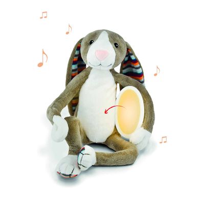 Zazu Nightlight Melodies Relajantes Bo The Bunny Peluche com Som e Luz Coelho 1 un 1 un