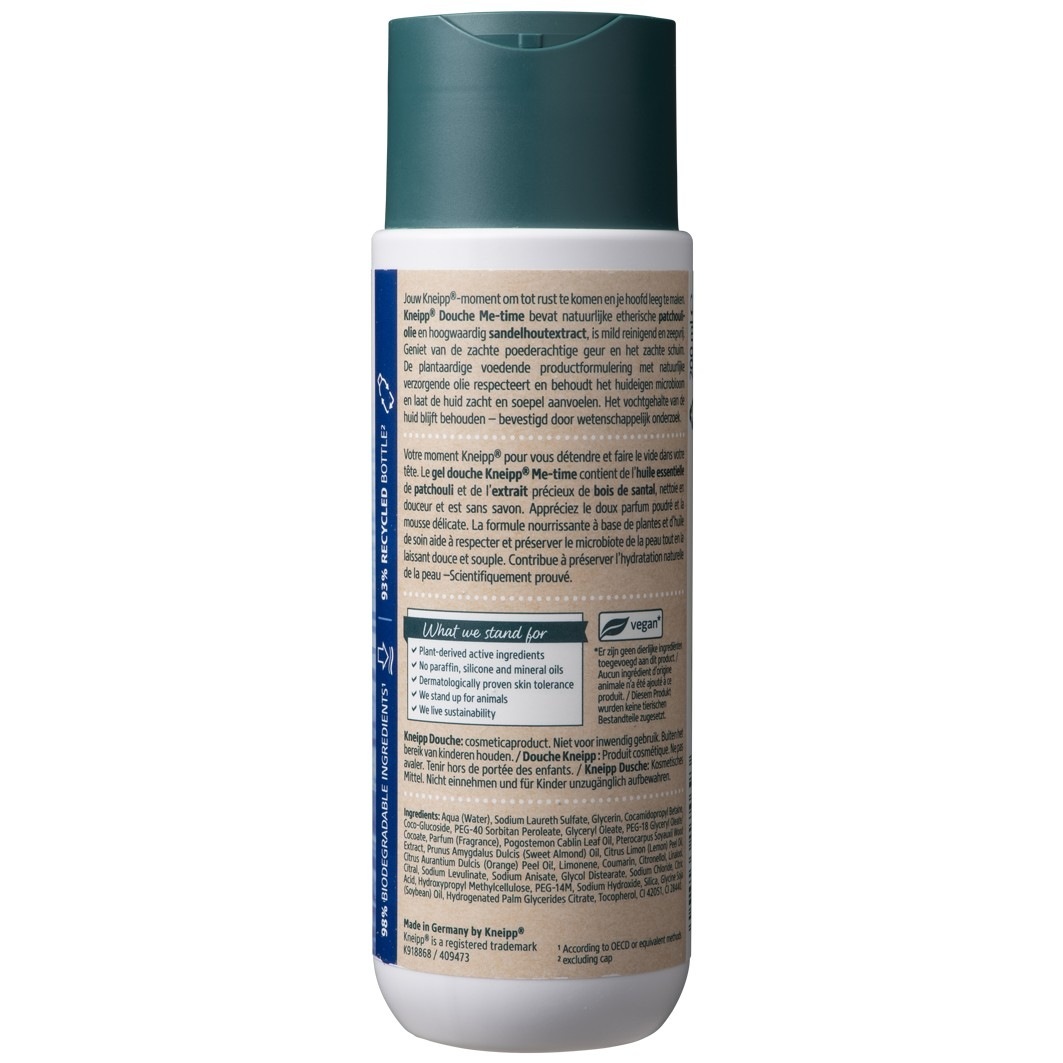 Kneipp Me-TIME gel za tuširanje s pačulijem - 200 ml