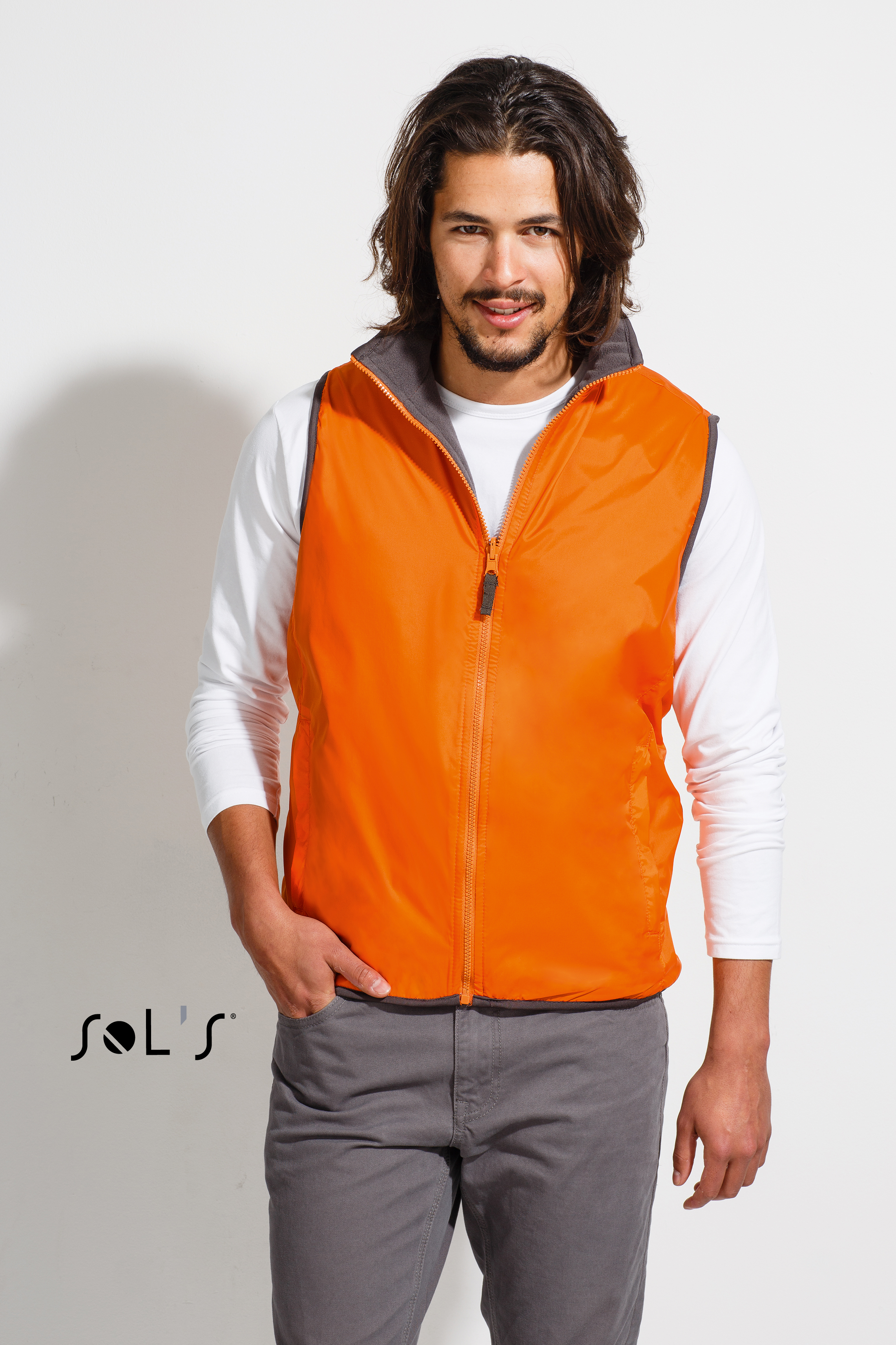  Chaleco Winner Pro Hombre Reversible Y Contrastado
