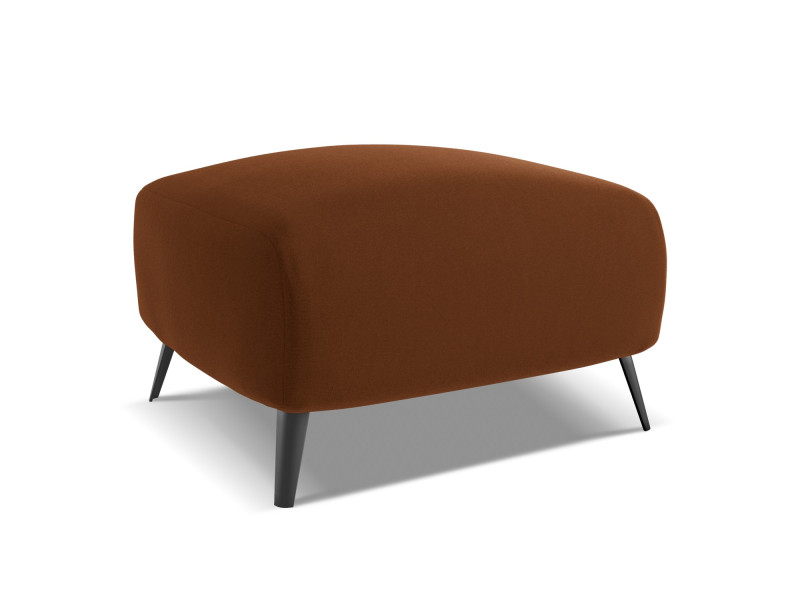 Pufa Malie welur 65x65 cm terakota