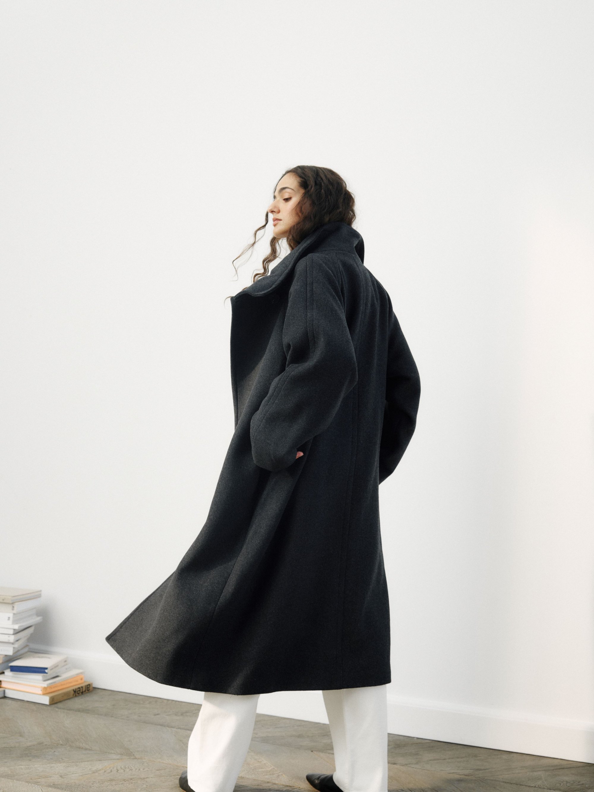 InWear Classic jas - donkergrijs gemêleerd