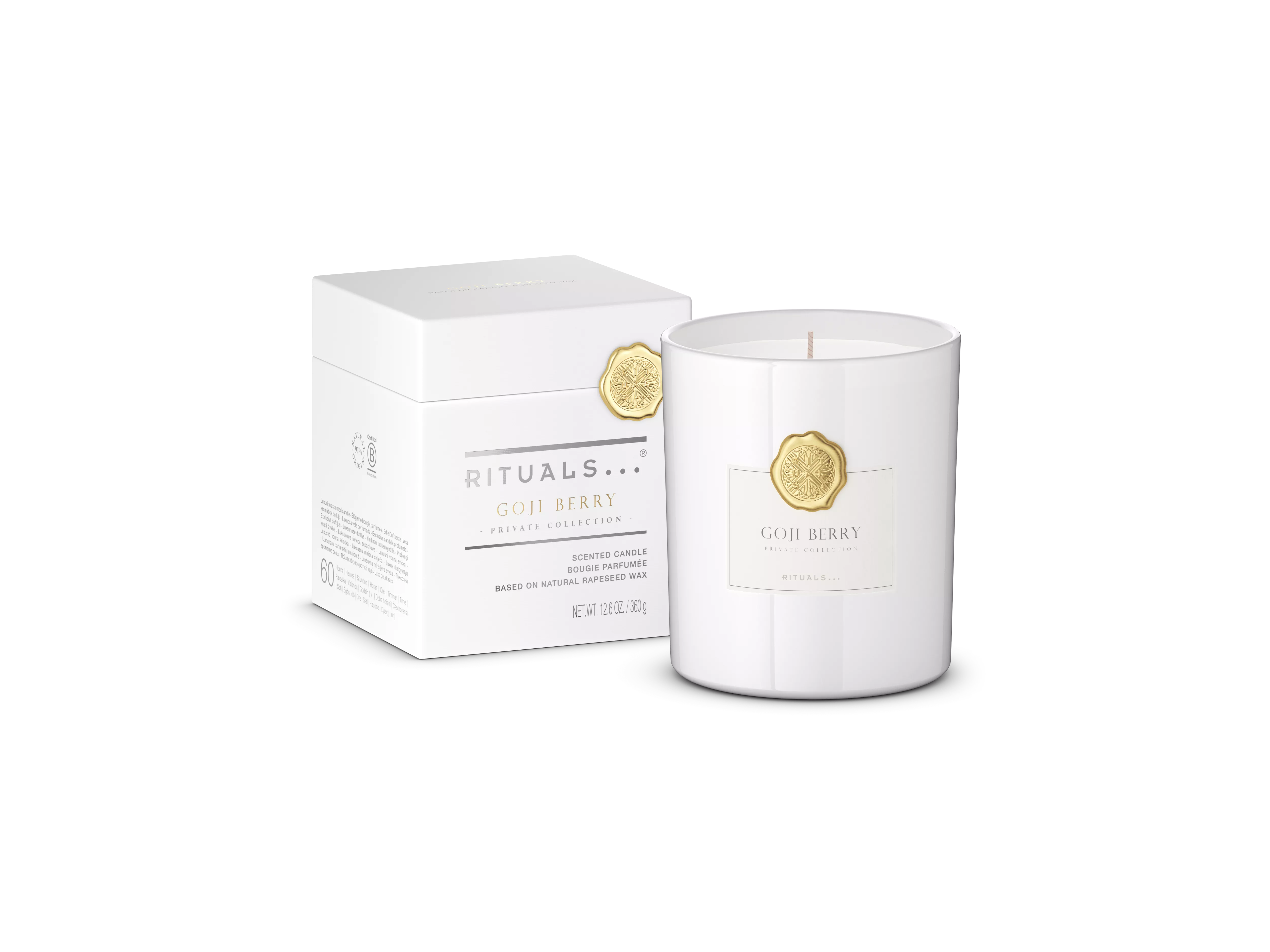 Vela perfumada con bayas de goji