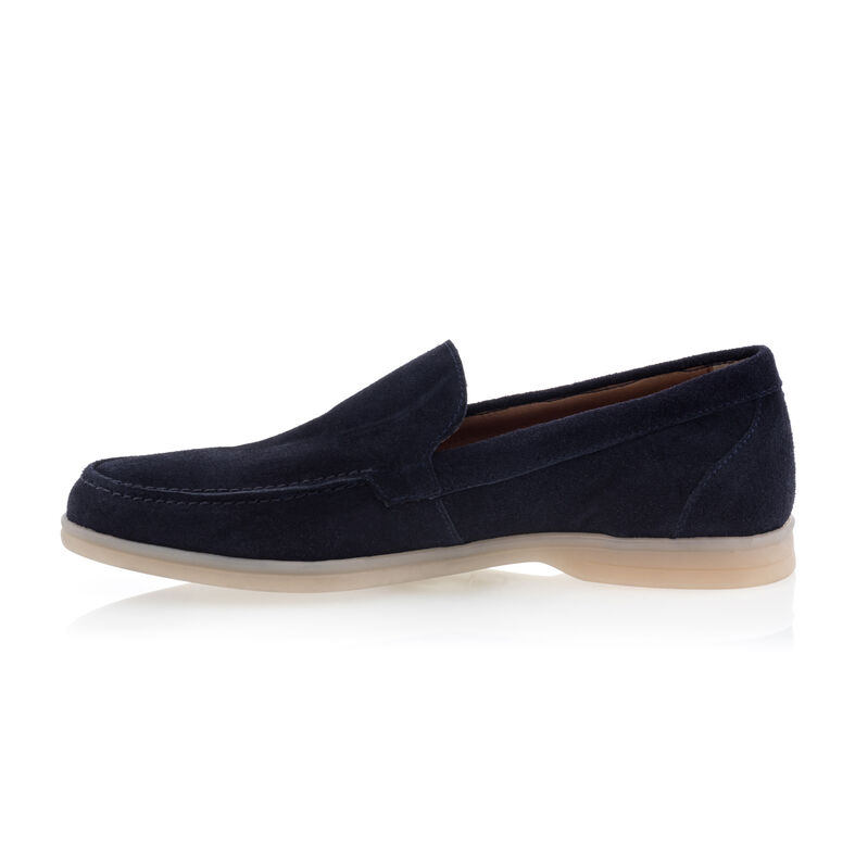 Mocasines/zapatos náuticos azules para hombre