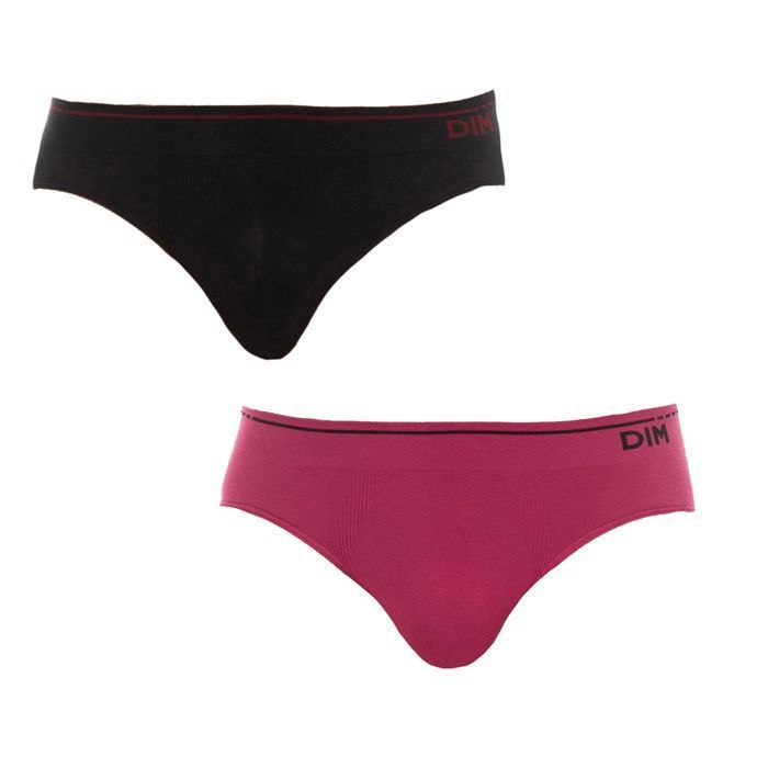 Set van 2 instappers: Unno Basic naadloze herenslippers D05HE bieden goede bewegingsvrijheid en comfort - Zwart/Bruin