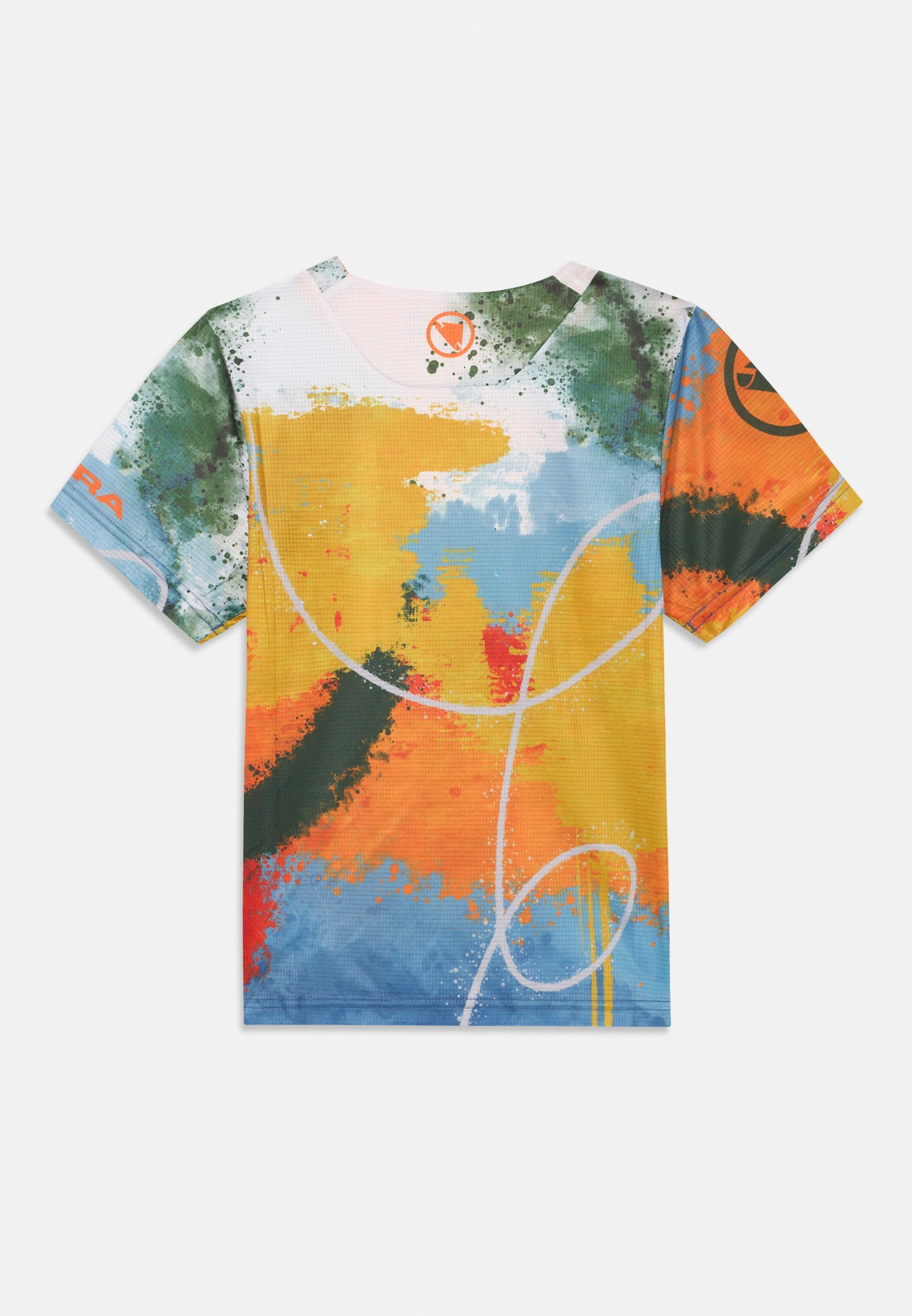 T-shirt Endura KINDER SINGLETRACK CORE UNISEX - Stampa - giallo senape