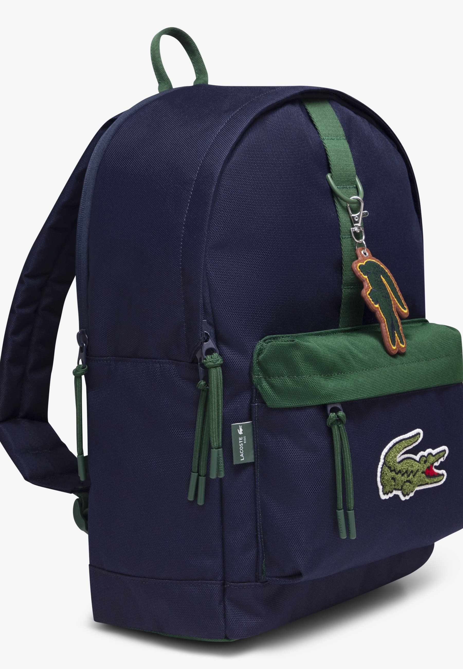 Lacoste CORE SOLID - Zaino scolastico - blu scuro/verde