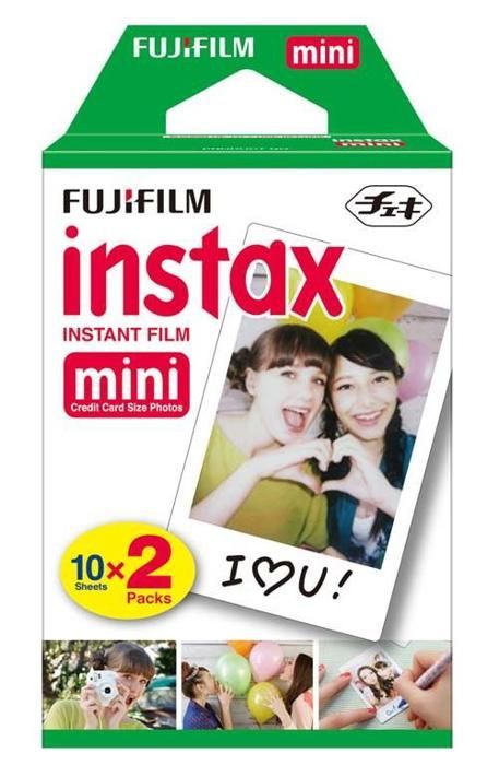 Filme Fujifilm Instax Mini Bi-Pack 2x 10 exposições