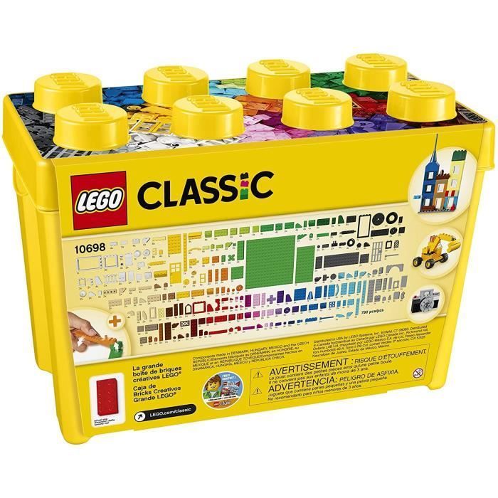 Set di costruzioni LEGO Classic Deluxe Creative Brick Box 10698