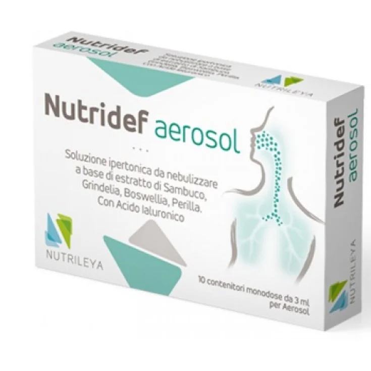 NUTRIDEF Nutridef Aerosol 10 flesjes 3 ml Voor welzijn en hygiëne van de bovenste luchtwegen