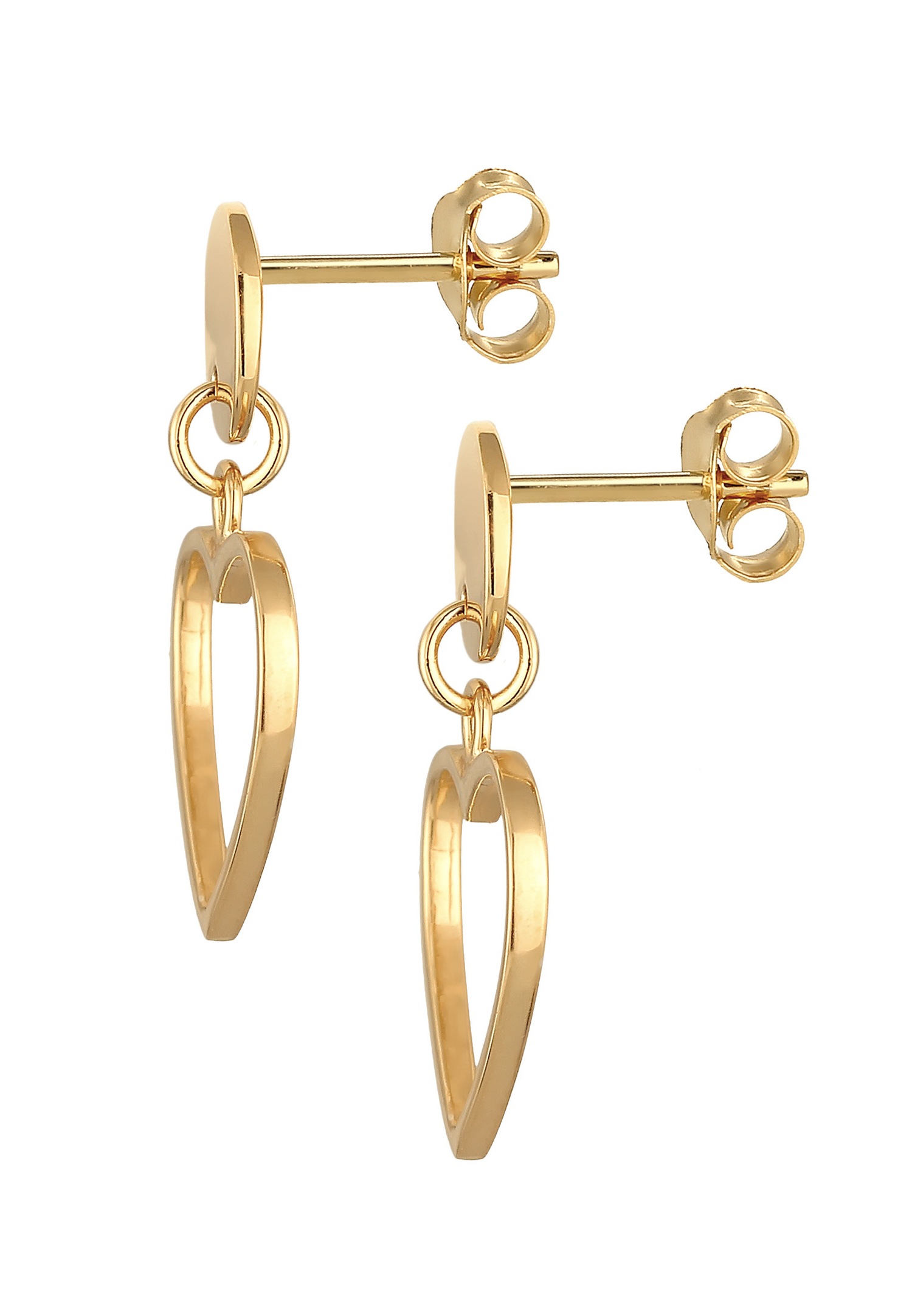 Elli Boucles d'oreilles pour femmes coeur en argent sterling 925