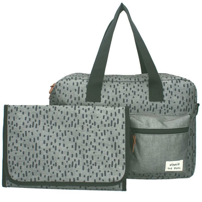 Bolso cambiador grande gris | con cambiador | Winnie the Pooh