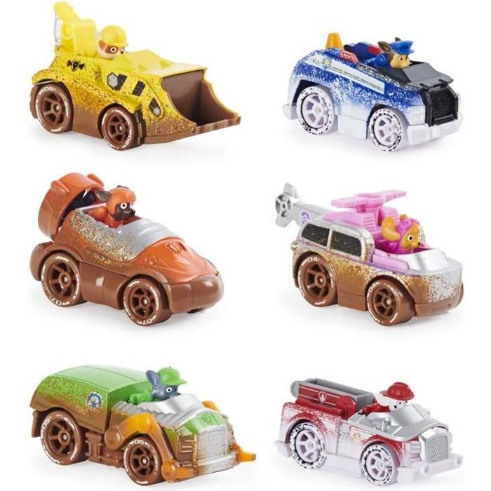 PAW PATROL - 6-piece collectible metal car set