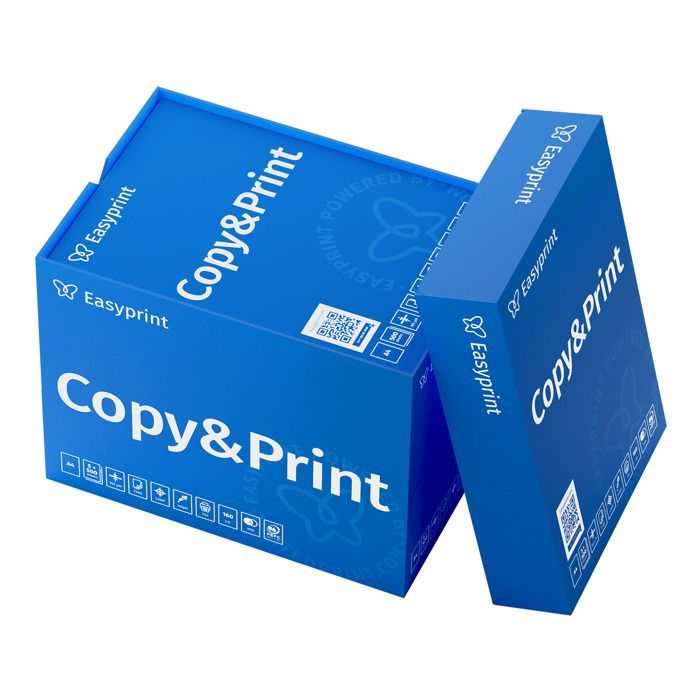 Easyprint printer- og kopipapir 2500 ark 5 x 500 A4 premium hvid
