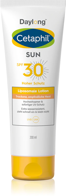 Denný opaľovací krém Cetaphil SUN Liposomal Lotion pre citlivú pleť