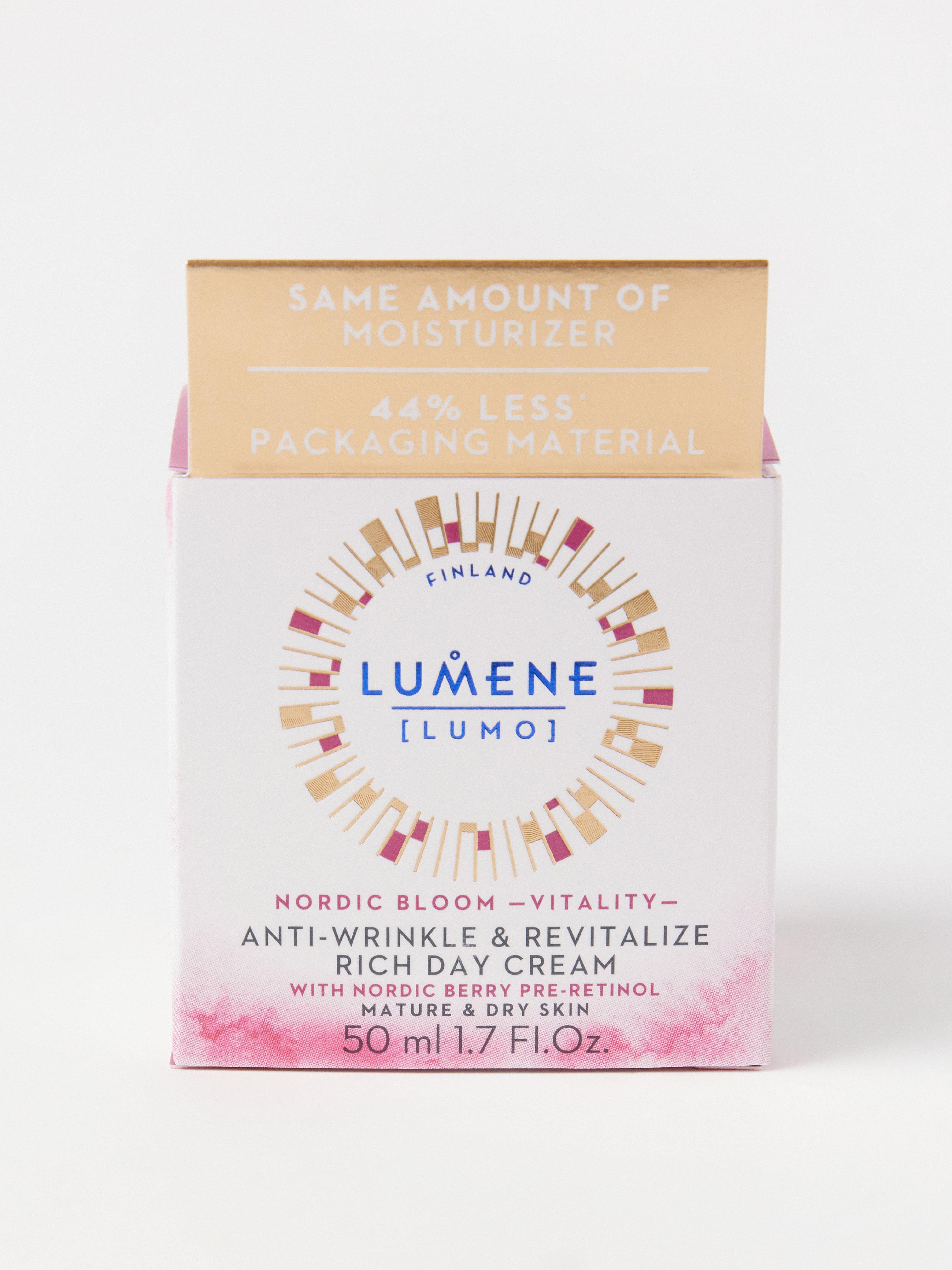Lumene Nordic Bloom Vitality Creme de Dia Rico Anti-Rugas e Revitalizante Sem Cor