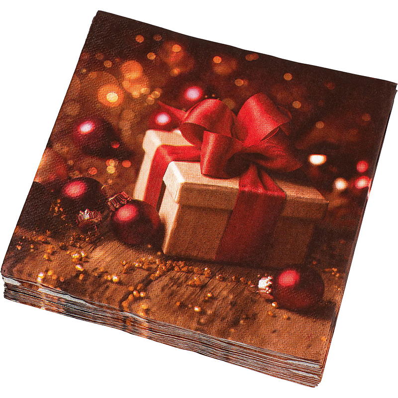 Vie Eco Servietter 20-pak 33x33 cm, julemotiv