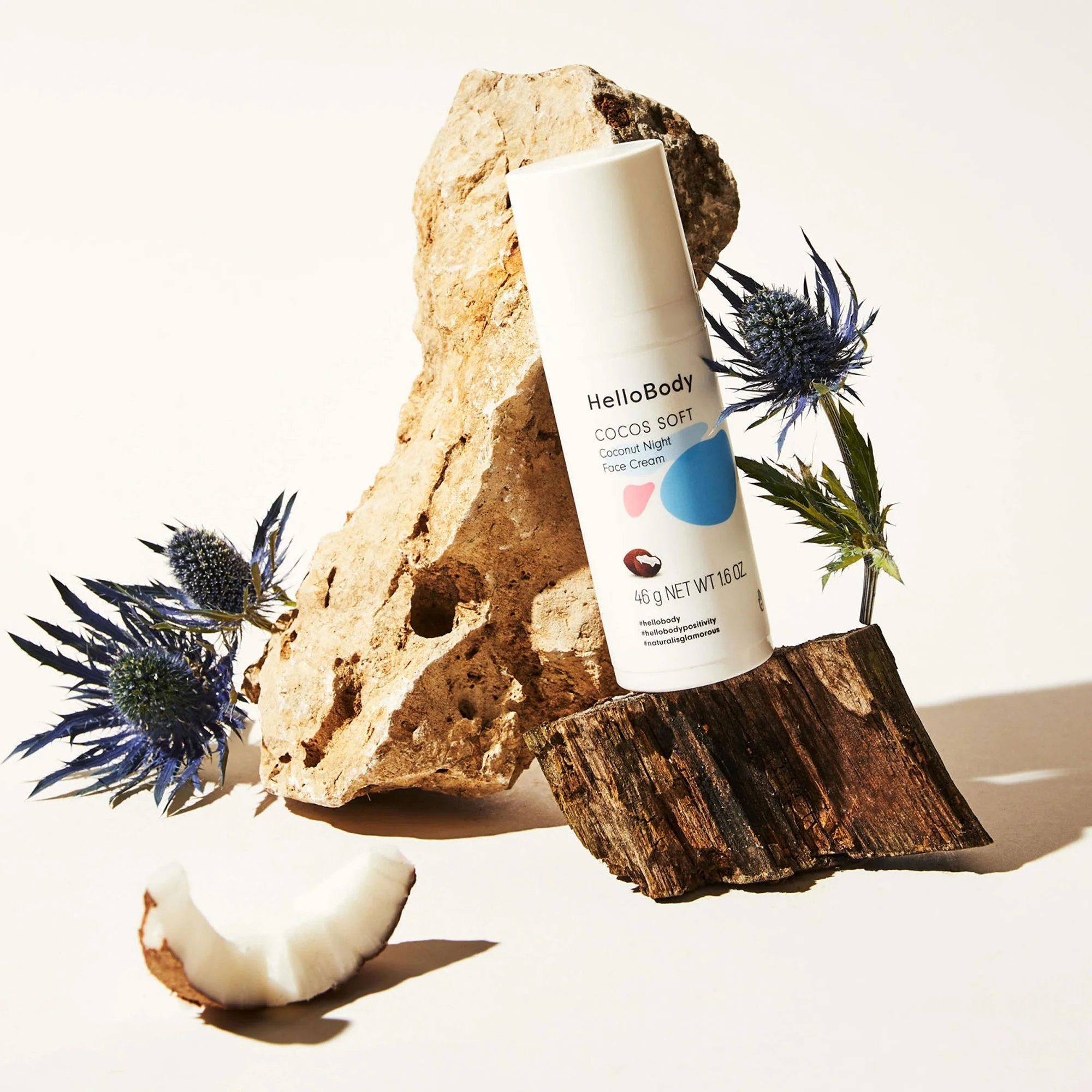 Cocos Cocos Soft - Tratt.viso notte idratante, Tratt.viso 24 ore effetto globale, Trattamento Rigenerante