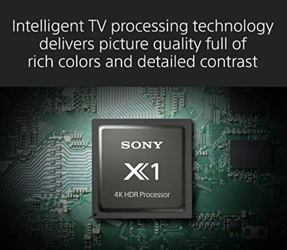 Sony 85 Zoll 4K Ultra HD Fernseher der X80K-Serie: LED Smart Google TV mit Dolby Vision HDR KD85X80K – Neuestes Modell, Schwarz