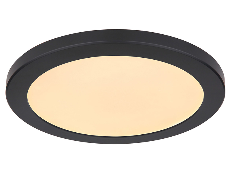 Plafon Lasse LED 30 cm akrylowy czarny