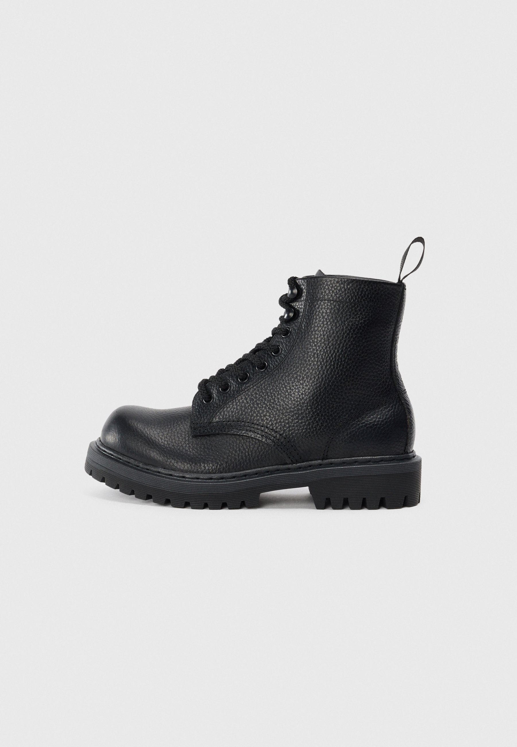 ALDO DOUBLEZERO - Enkellaarsjes met vetersluiting - zwart