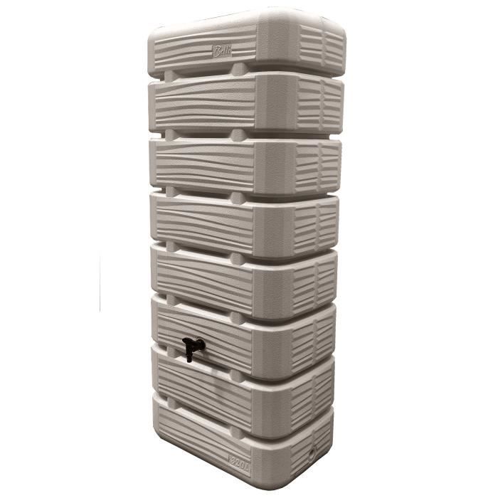 Récupérateur d'eau - BELLI - Dune -  320 litres - Grège