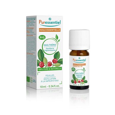 Puressentiel Huiles Essentielles Gaulthérie Bio Wintergreen eteerinen öljy 10 ml 10 ml