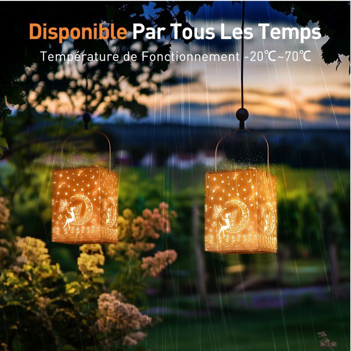 Linterna solar marroquí AGPTEK: lámpara de mesa solar para jardín exterior, lámpara de jardín solar para iluminación sostenible.
