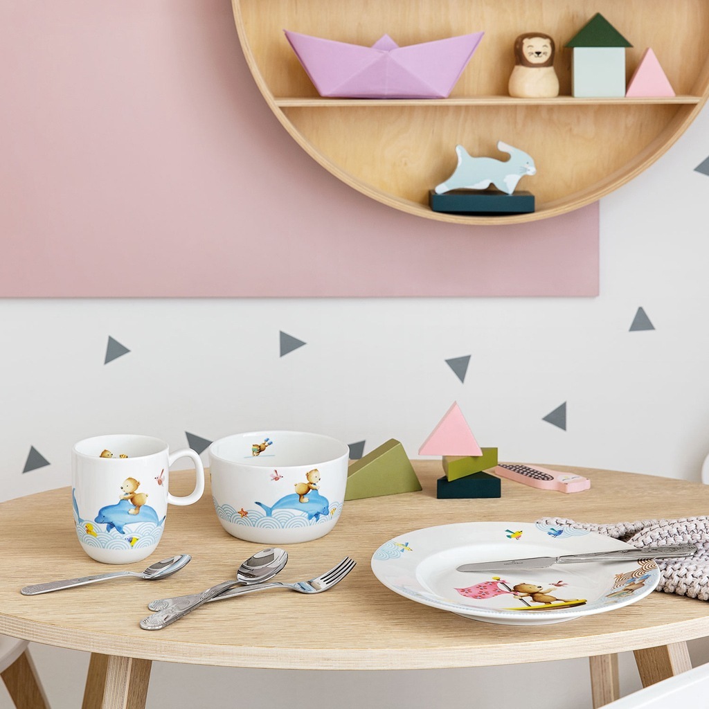 Villeroy & Boch set pribora za jelo za djecu, 4 dijela, dizajn: Vesel kao medvjed – 1 dio