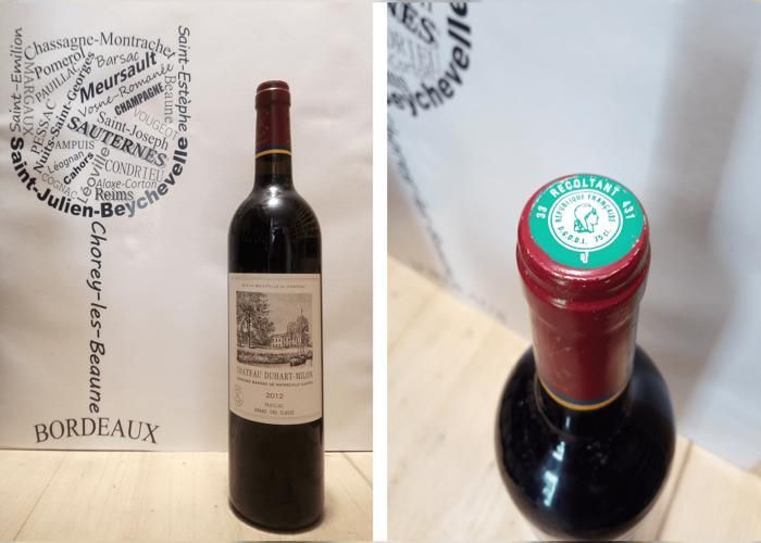 Château Duhart-Milon 2012 - Pauillac - Cuarto Cru Classé - 1 x 75 cl - Vino Tinto