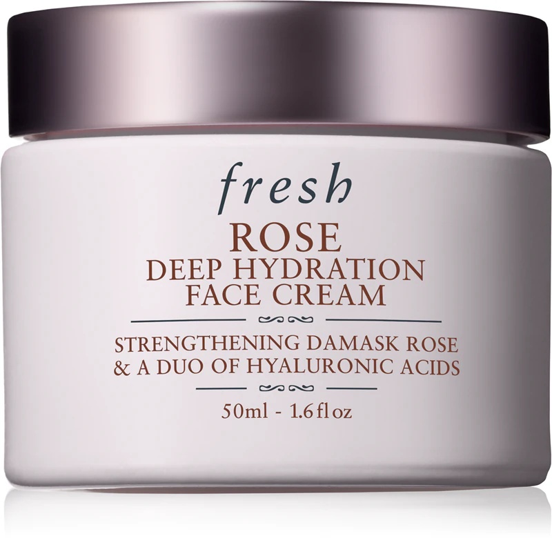 Хидратантна крема за лице Fresh Rose Deep Hydration Face Cream са хијалуронском киселином