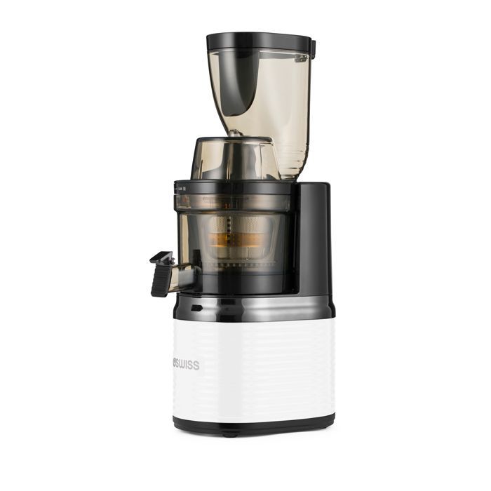 4Swiss BM202 Juicer | Slow Rotation, Powerful Motor | Large 8cm Feed Chute, Easy 1-Minute Cleaning, BPA-Free