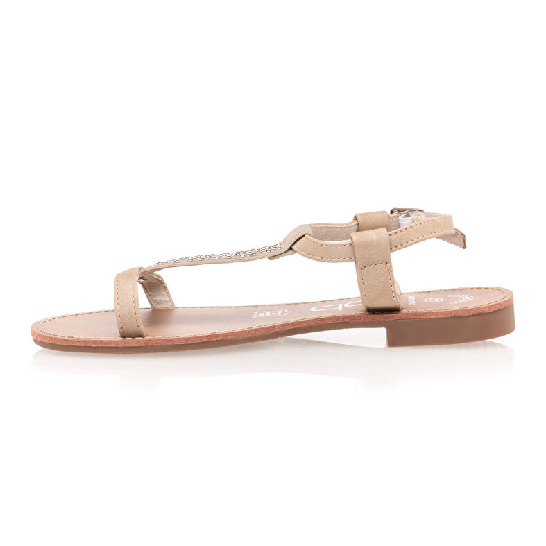 Sandales / nu-pieds Femme Beige