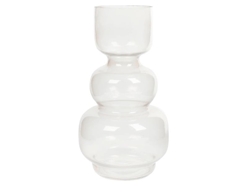 Wazon szklany 26 cm transparentny
