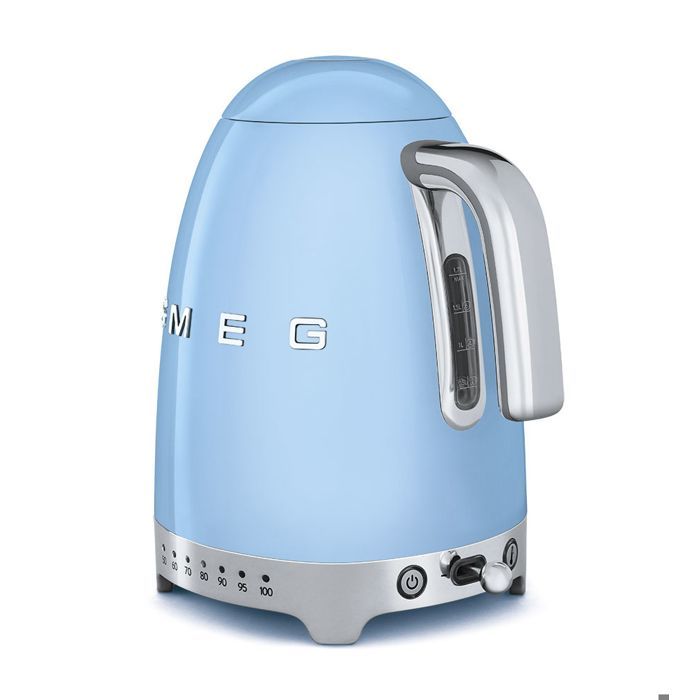 Smeg Cordless Kettle 1.7L 2400W Pastel Blue - klf04pbeu
