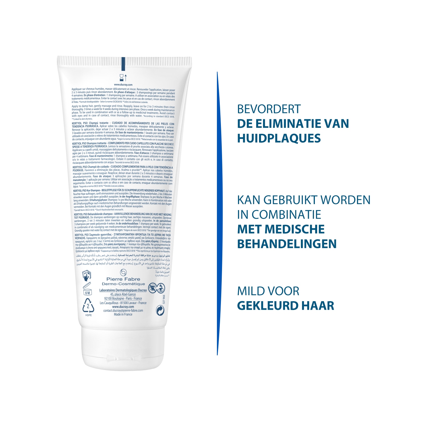 Ducray hårsjampo KERTYOL PSO behandlingssjampo - 200 ml