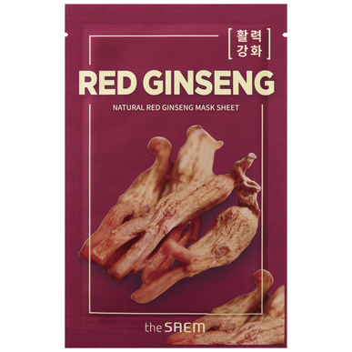 Saem Natural Red Ginseng -kasvonaamio 1 kpl 1 kpl