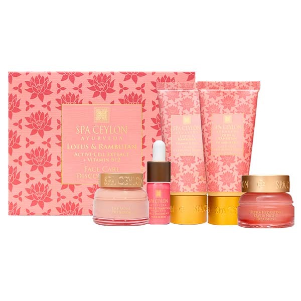 SPA CEYLON Lotus & Rambutan - Oppdagelsessett for ansiktspleie -