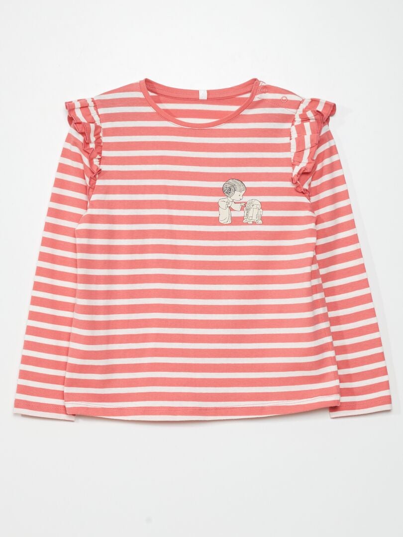 Camiseta Disney con volantes - ¡Súper fácil! - BLANCA